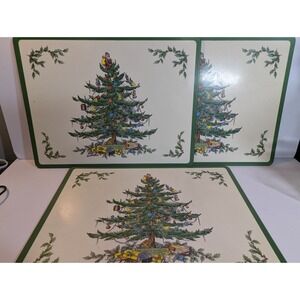 Spode Acrylic Finish Christmas Placemats‎ Set of 4